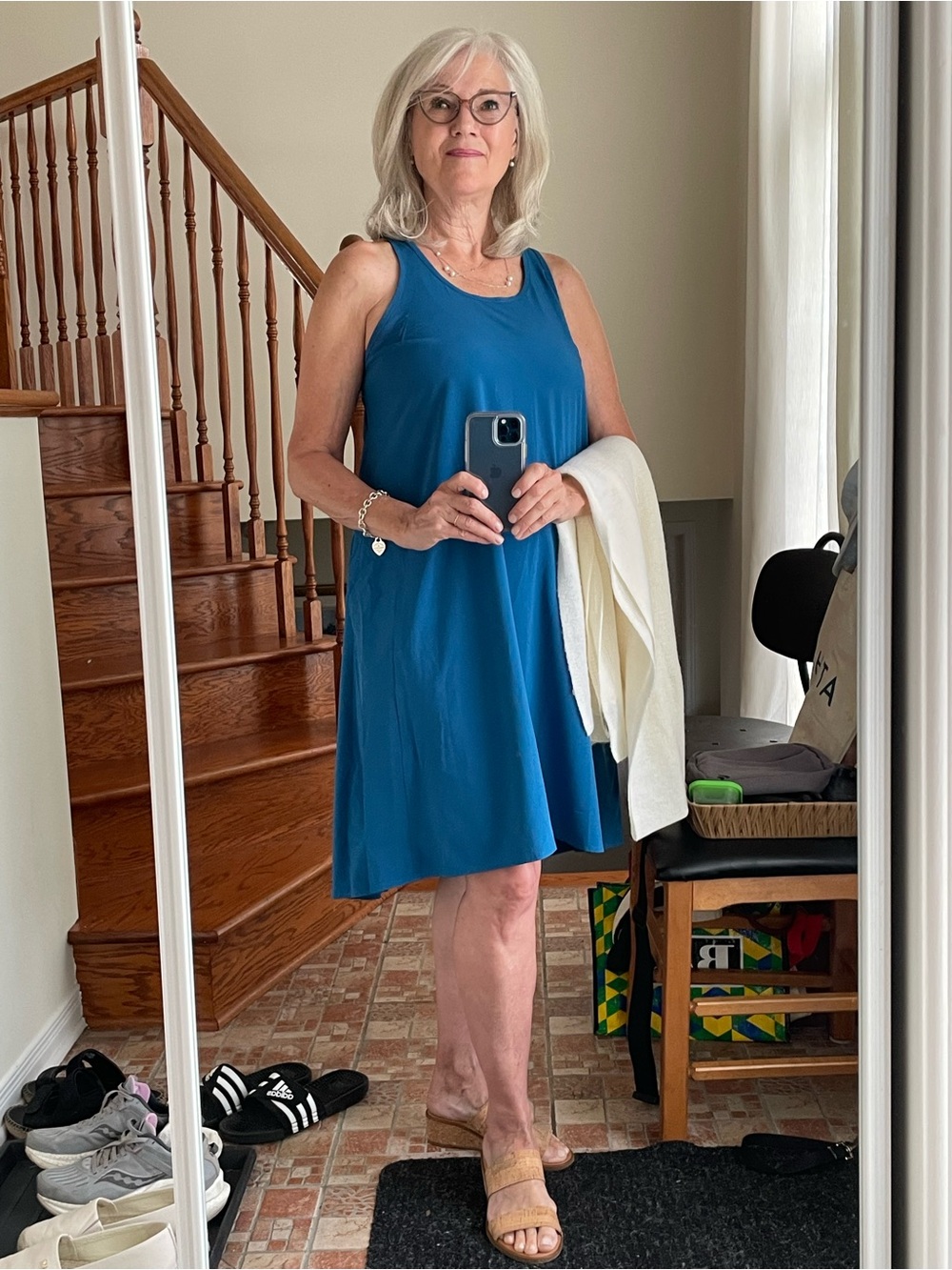 Athleta Racer Back Lightweight Dress